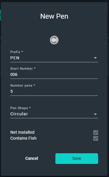 New Pen form